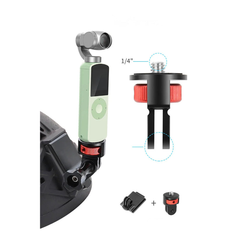 1/4 Inch Screw Tripod Adapter 360 Rotating Mount Holder For Go Pro/Insta 360/ DJI OSMO 360 Camera Accessories