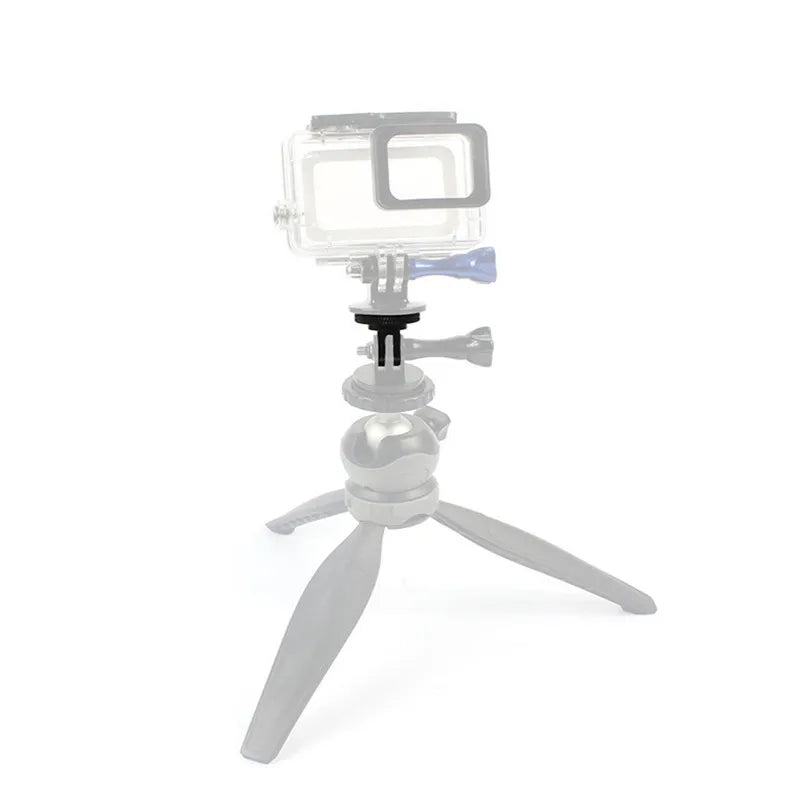 1/4 Inch Screw Tripod Adapter 360 Rotating Mount Holder For Go Pro/Insta 360/ DJI OSMO 360 Camera Accessories