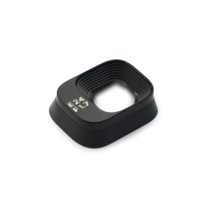 Close-up view of lens cap blocking dust and avoiding camera lens scratch damage for DJI Mini3 Mini3 Pro