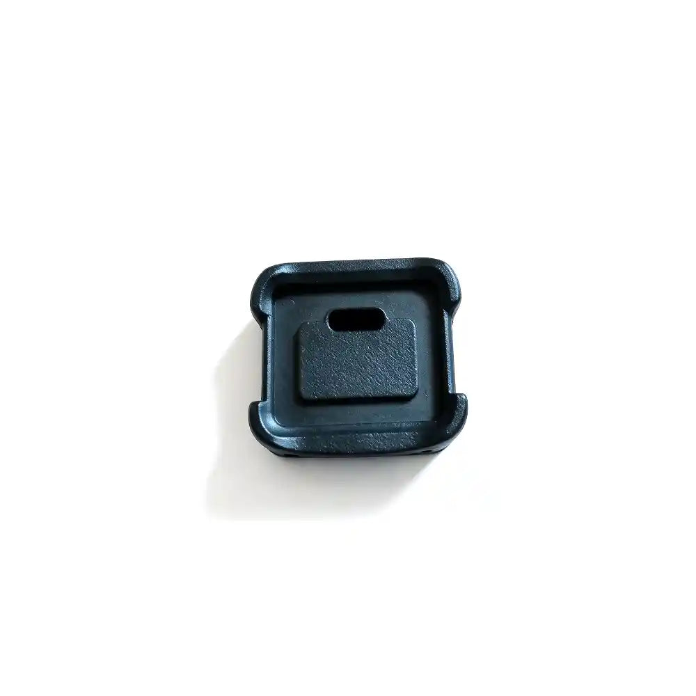 Closeup of edge and buckle for Pocket3 battery handle replacement shell