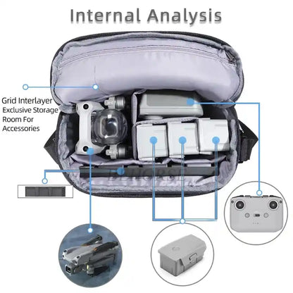 Storage Bag For DJI Mini 5 Pro/Neo/Mini 4 Pro /Mini 3 Pro/3/Mini 4k/Air 3/Flip