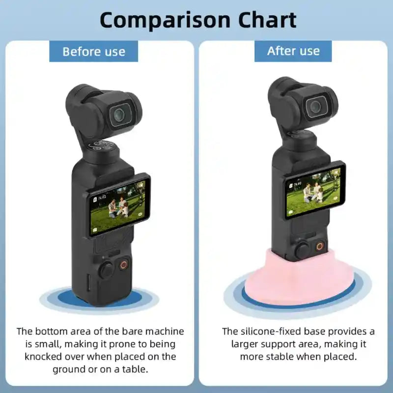 Silicone Dock Desktop Base For DJI Osmo Pocket 3