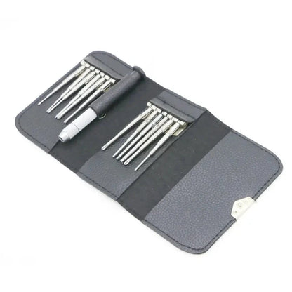 Anti‑slip ergonomic screwdriver handle detail of drone repair tool kit