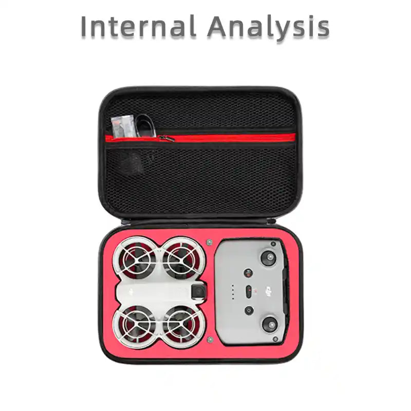 Storage Portable Handbag For DJI Neo Drone(Black/Red)