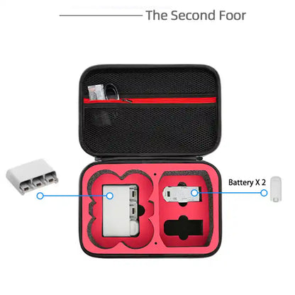 Storage Portable Handbag For DJI Neo Drone(Black/Red)