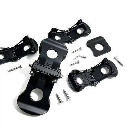 Propeller lock stop blade swing to improve flight efficiency