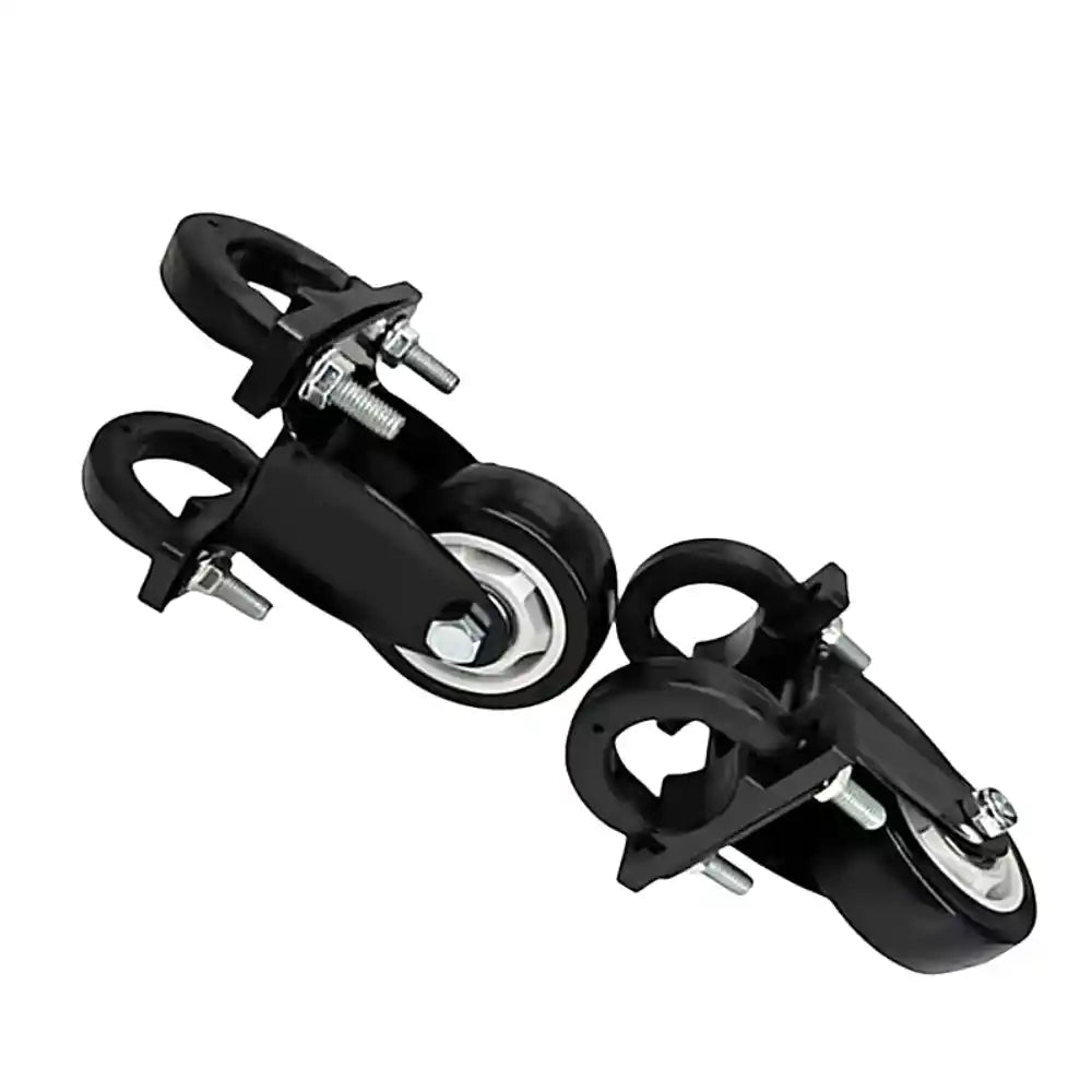 Detail of thickened shockproof mounting bracket and fixing bolts for latest DJI T100 T70 transport caster wheel