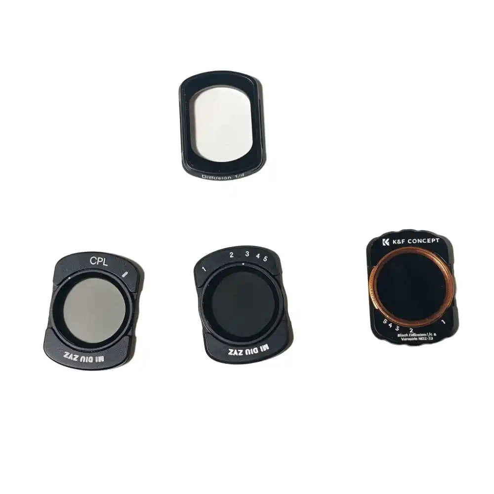 Magnetic 3 in 1 filter kit for DJI Osmo Pocket 3 and 4