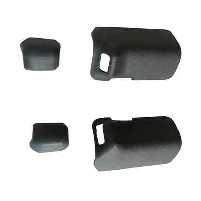 4pcs full set T50 T25 remote controller soft rubber kit white background, bottom handle grip rubber + top corner anti-collision rubber with self-adhesive for DJI Agras agricultural drone remote repair parts